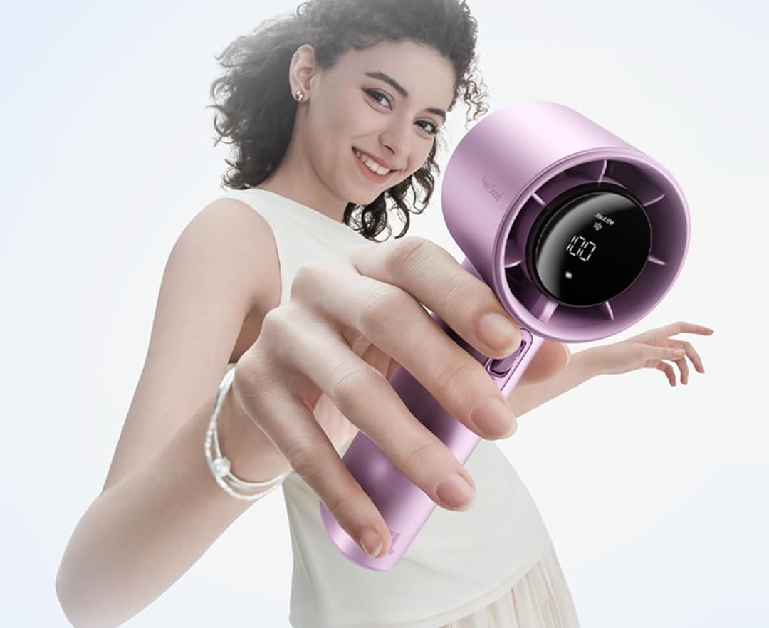 JISULIFE Handventilator Pro1S – High-Speed Luftstrom: Bis zu 40h Laufzeit