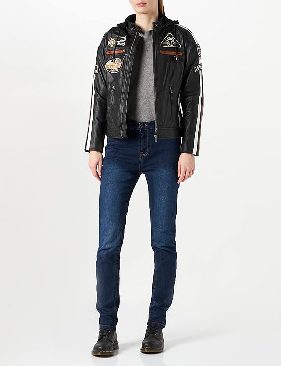 URBAN 5884 Motorradjacke Damen Mit Protektoren