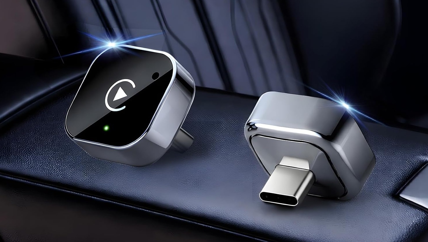 USB‑C Wireless-CarPlay- und Android-Auto-Adapter