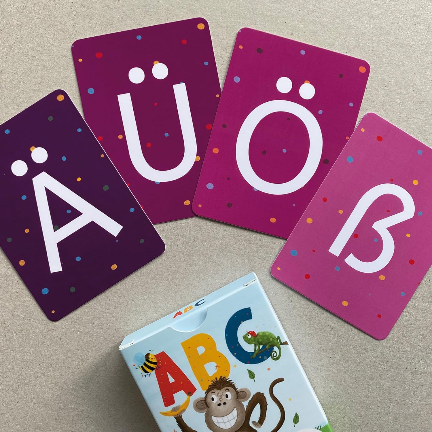 ABC Lernen - ABC Karten für Kinder