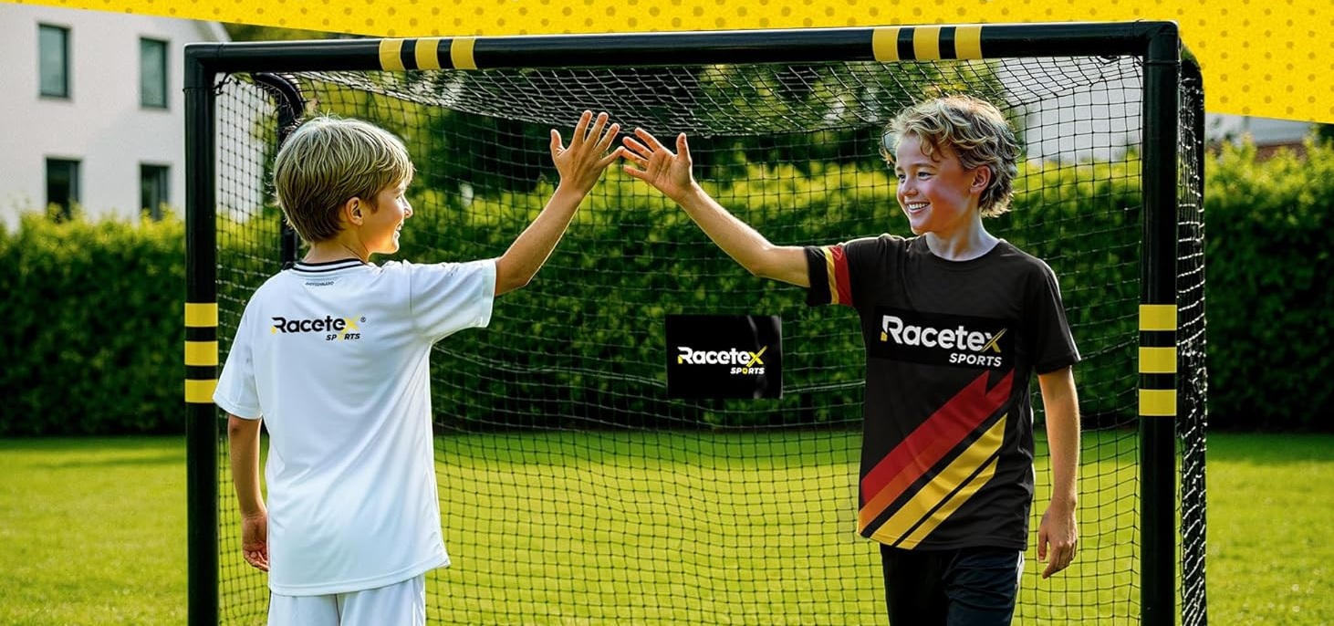 Racetex Fussballtore für Garten Kinder und Erwachsene