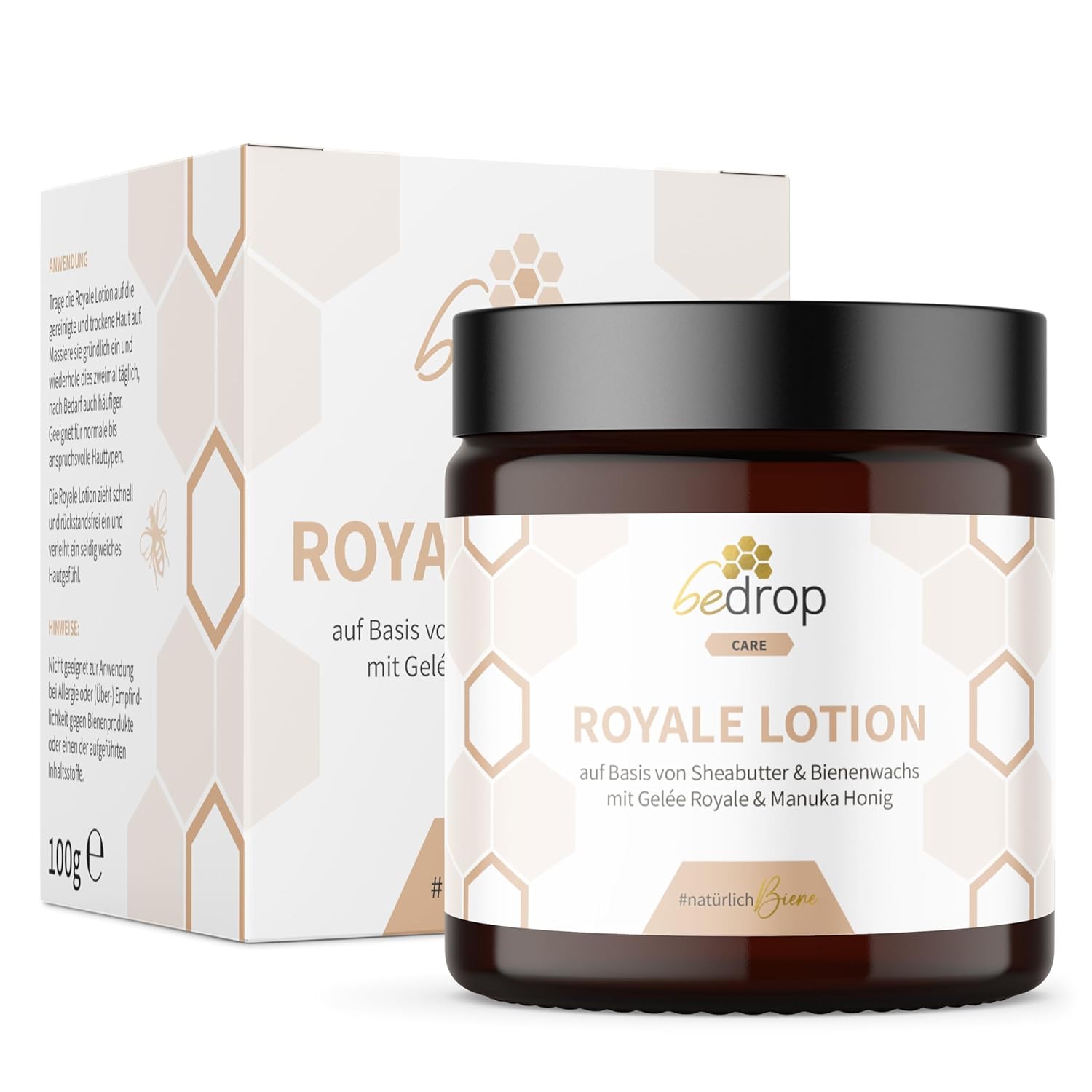 bedrop Royale Lotion – Luxuriöse Pflege mit Gelée Royale, Sheabutter & Manuka Honig
