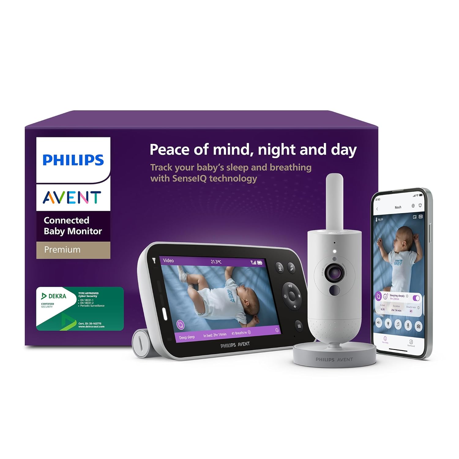 Philips AVENT Premium Connected Babyphone mit Kamera