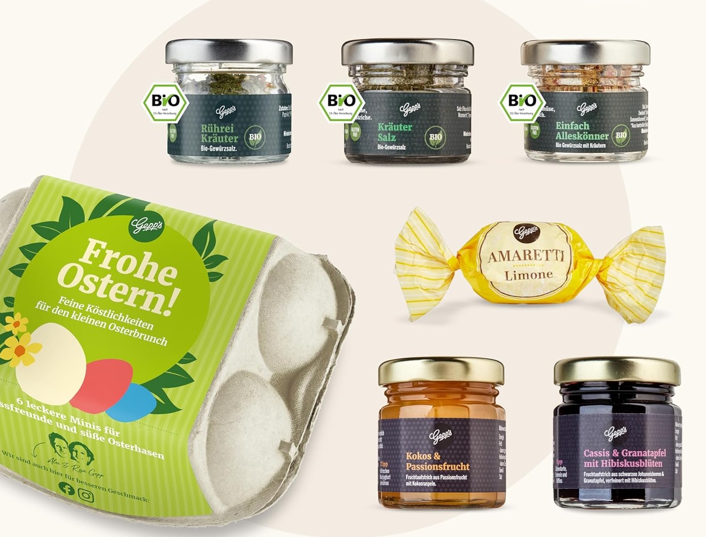 Gepp’s Feinkost Tasting Box „Frohe Ostern“ – genussvolles Geschenkset für besondere Oster-Momente