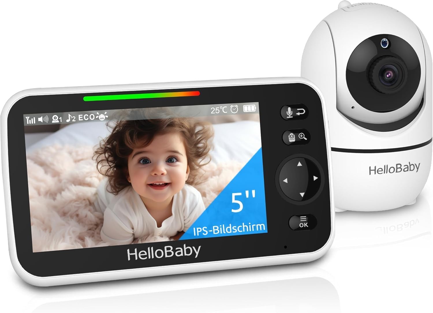 HelloBaby Babyphone mit Kamera – sichere Babyüberwachung ohne WLAN
