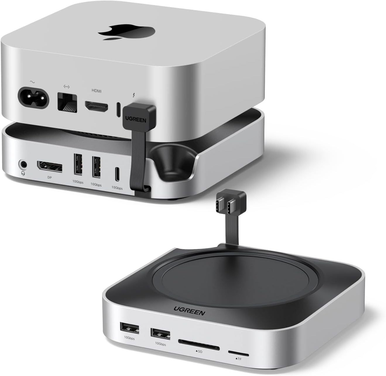 UGREEN Mac mini M4 Dock mit DisplayPort – Maximale Performance & Konnektivität für dein Setup