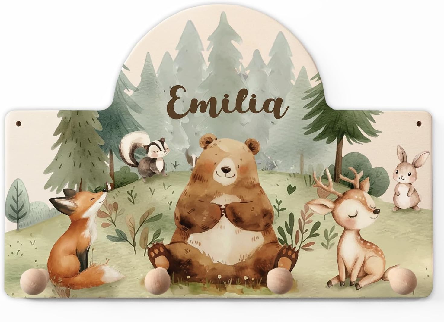 GRAVURZEILE Personalisierte Kindergarderobe