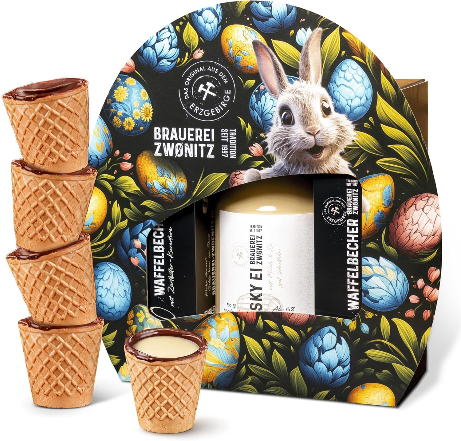 Brauerei Zwönitz Whiskey Eierlikör Geschenkset