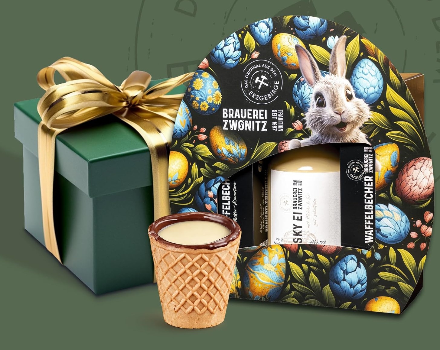 Brauerei Zwönitz Whiskey Eierlikör Geschenkset