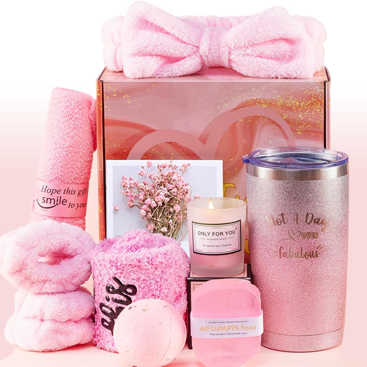 Rosa Wellness Geschenkset Frauen – Warum dieses 12-teilige Geschenkbox Set perfekt zum Verwöhnen ist