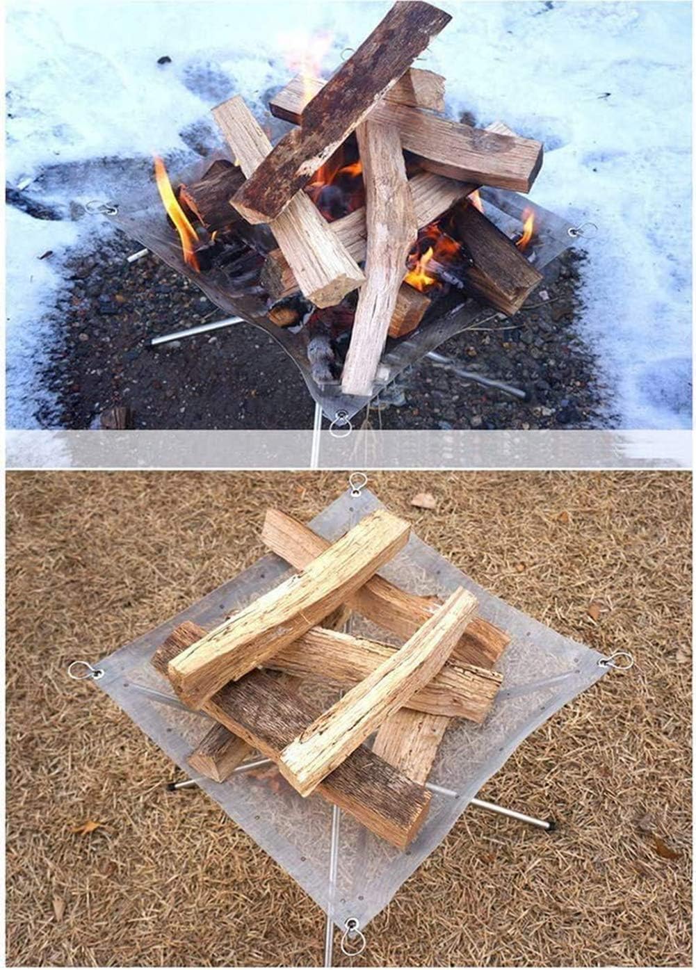 Tragbare Feuerstelle für den Außenbereich