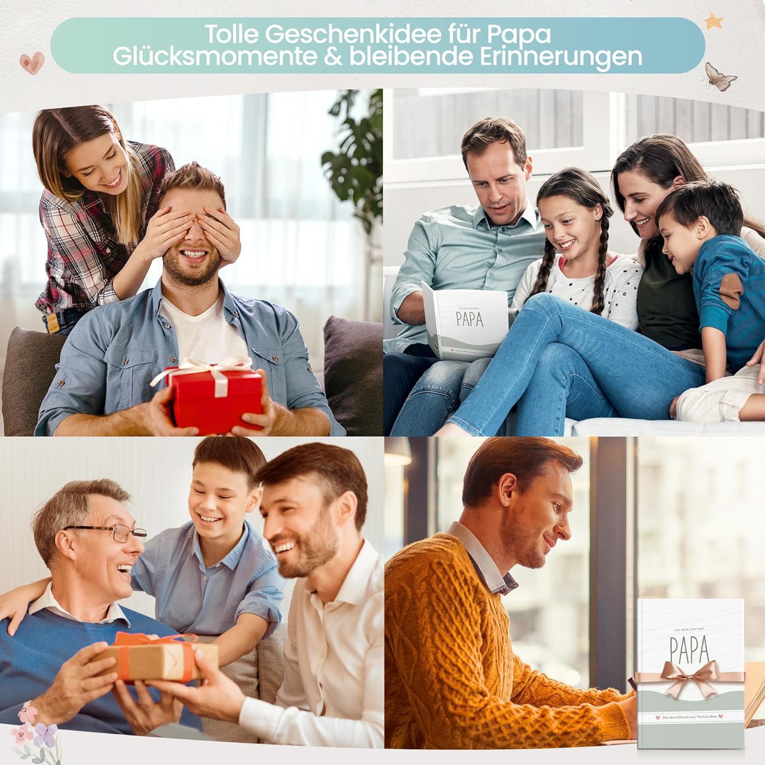 Papa erzähl mal – Persönliches Erinnerungsbuch zum Ausfüllen