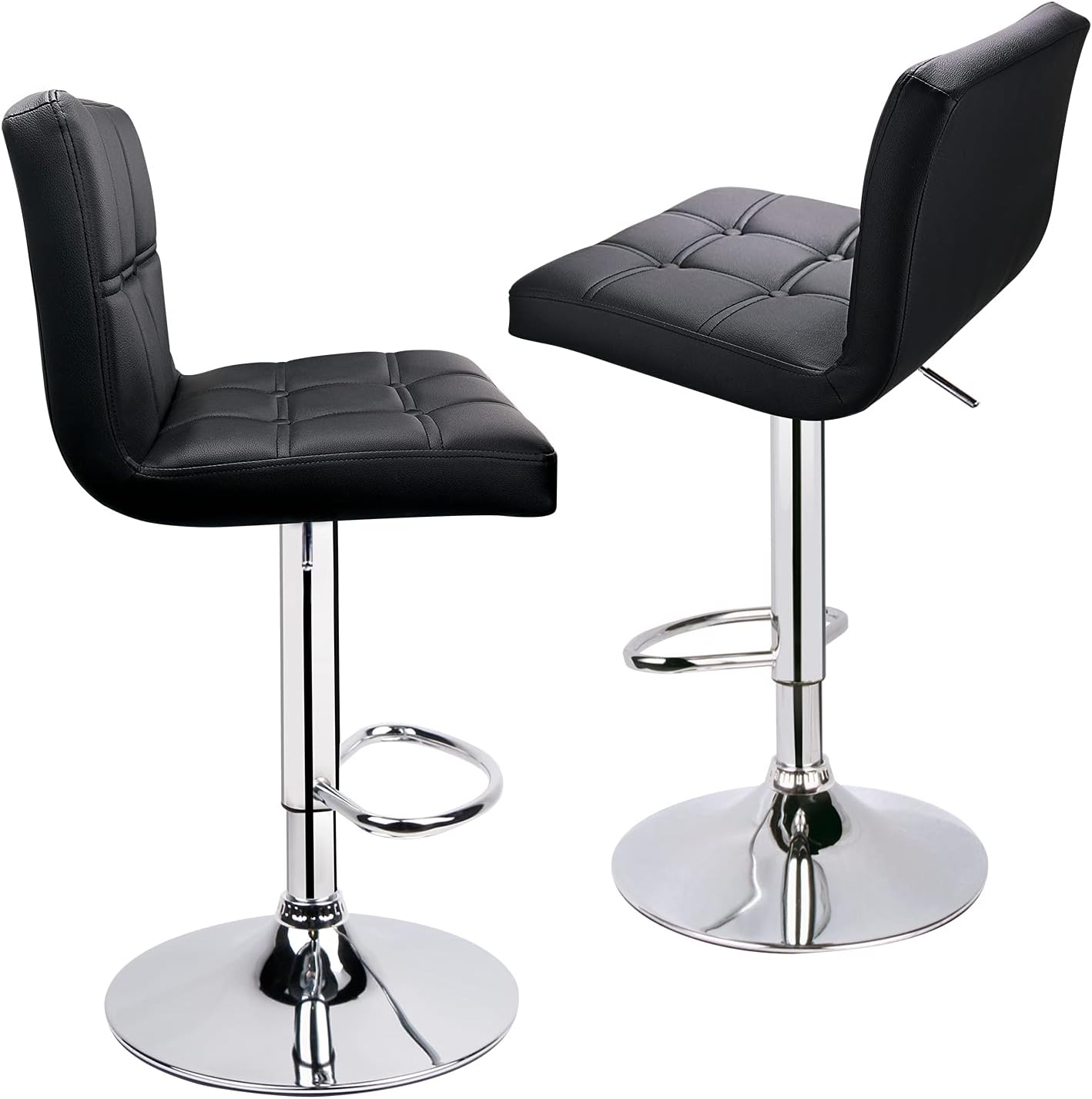 Leader Accessories Barhocker (2er-Set) Barstuhl mit Lehne stylischer Tresenhocker