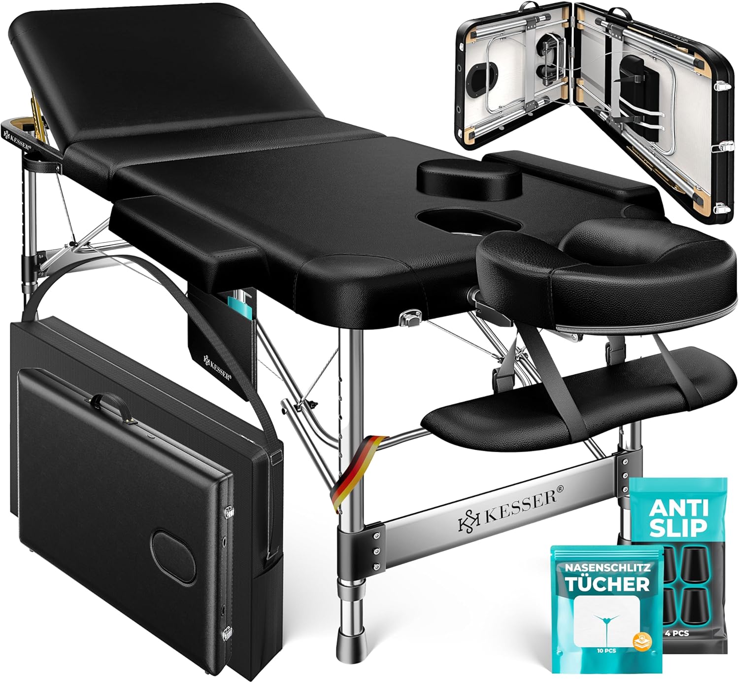 KESSER® Massageliege 3 Zonen bis 250kg