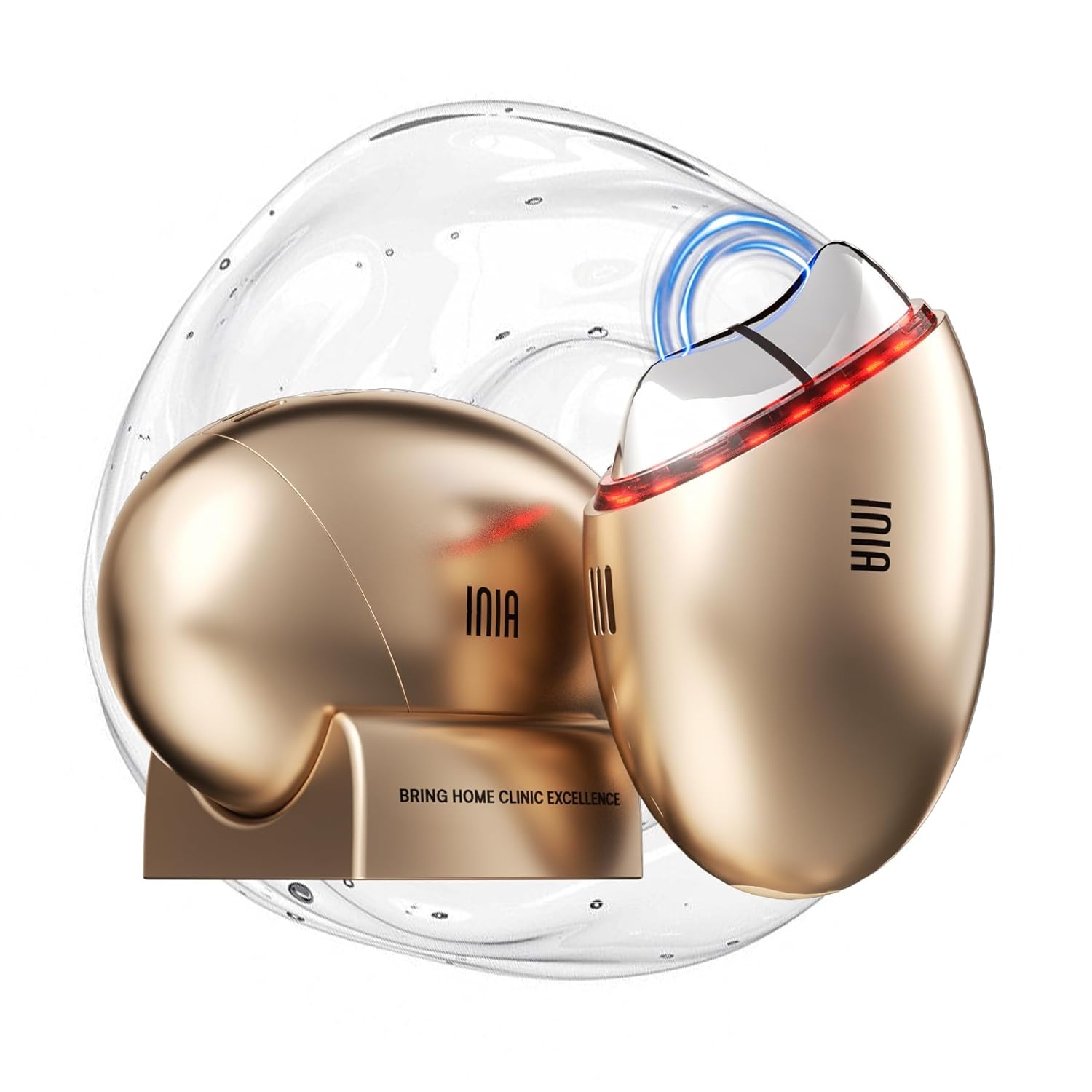 INIA 7-in-1 Lymphdrainage-Gua-Sha-Gerät für Gesicht und Hals