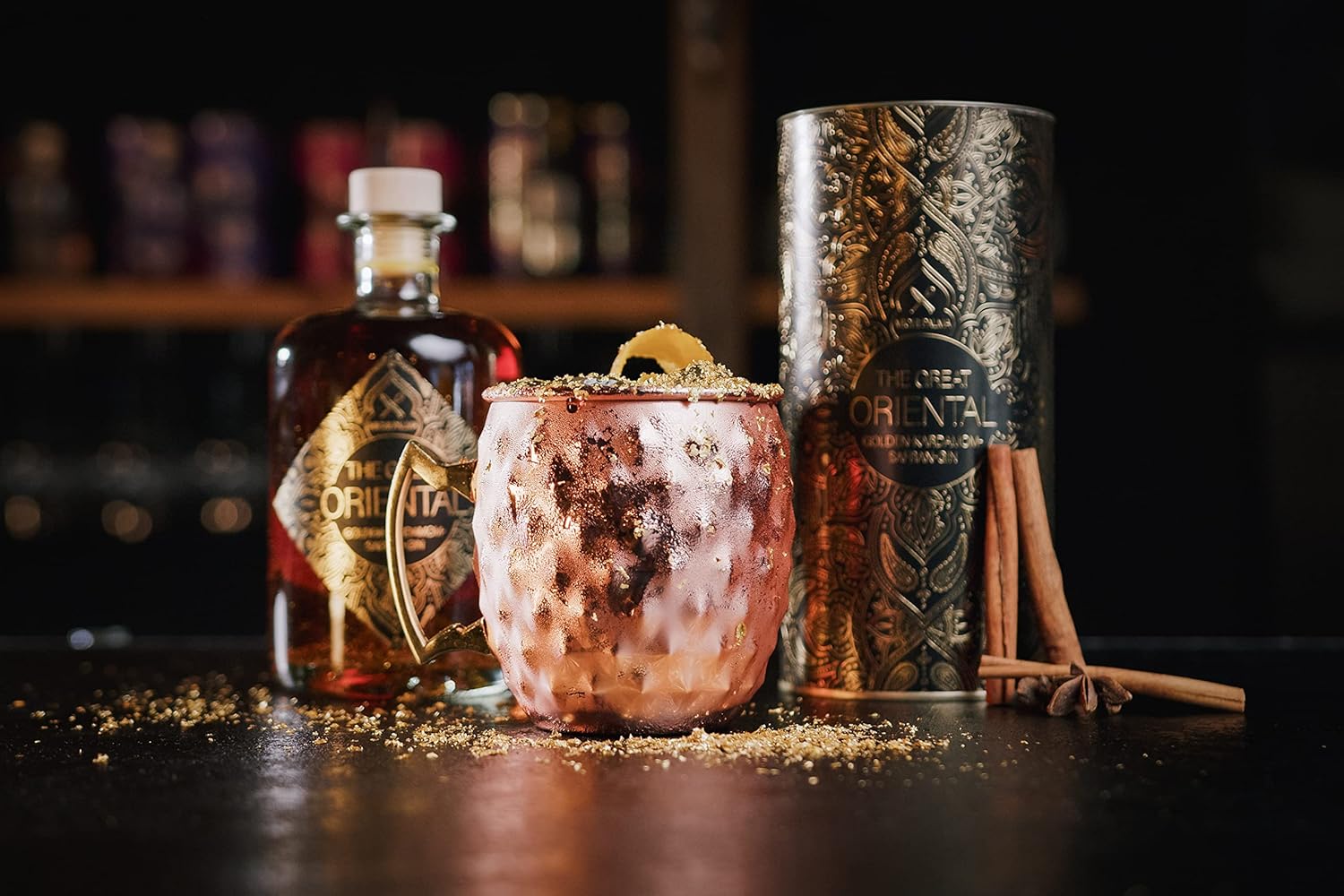 Michi Palma | The Great Oriental Golden-Cardamom-Saffron (1 x 0.5 l) | Premium Spirituose auf Gin-Basis