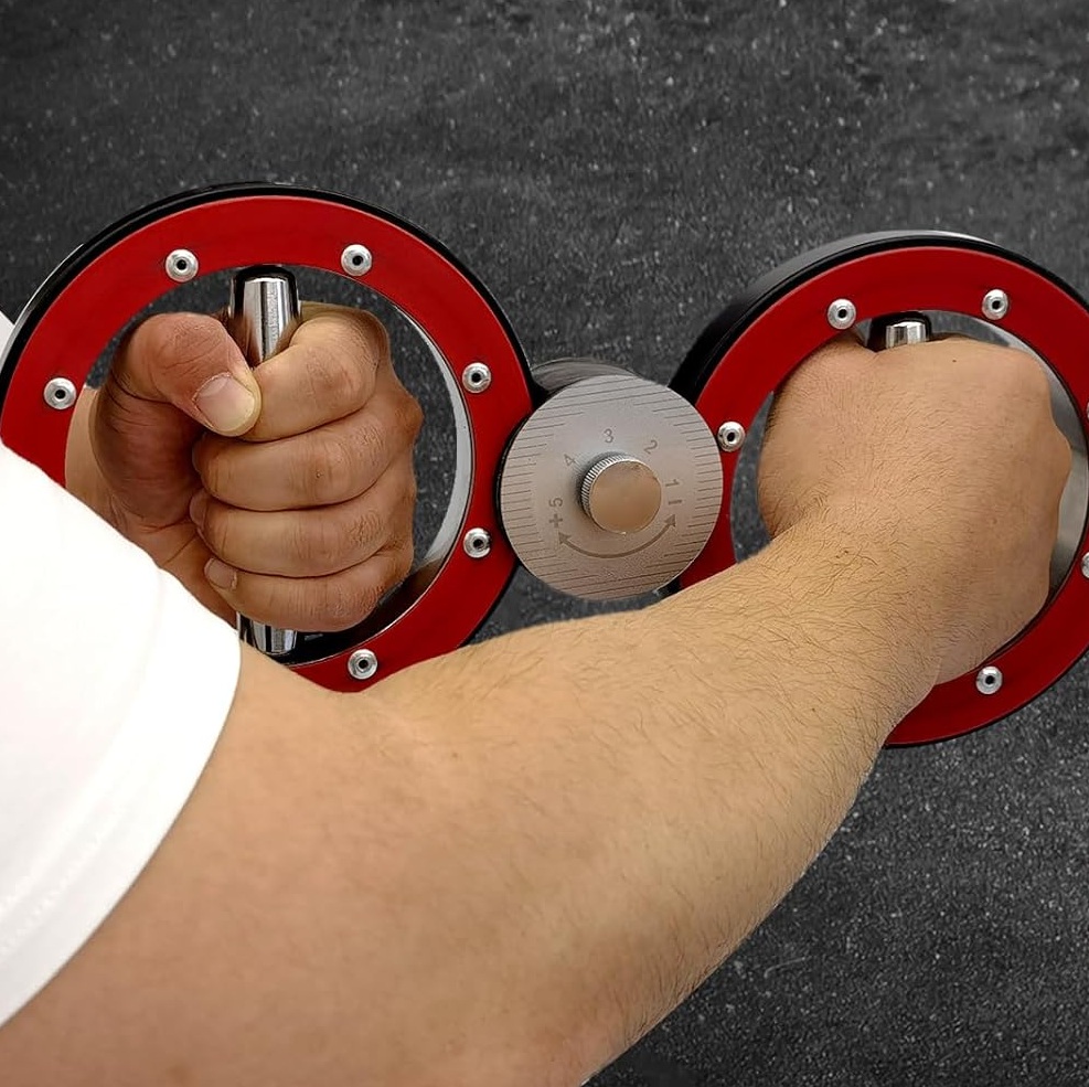 Armtrainingsrad | Handtrainer und Unterarmtrainer | Verstellbarer Armtrainer für Handgelenk, Schulter & Brust